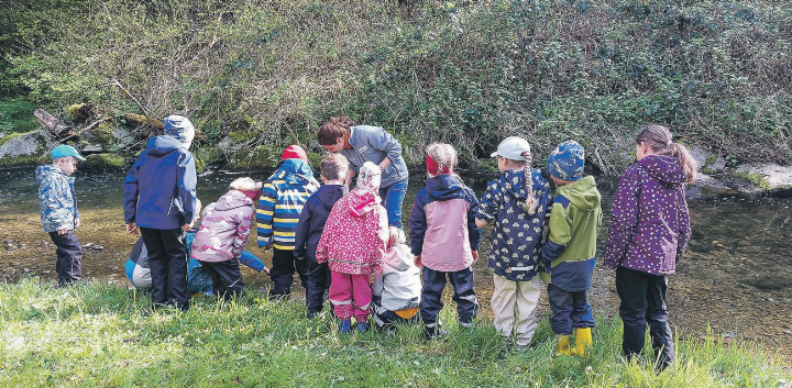 Wasserforscher und- Forscherinnen beim Ferien(s)pass Aadorf im Frühling 2026.
