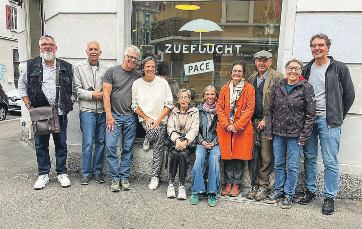 Die freiwillig Engagierten des Vereins rundum.müli bei ihrem Besuch in Zürich. Bild: zVg